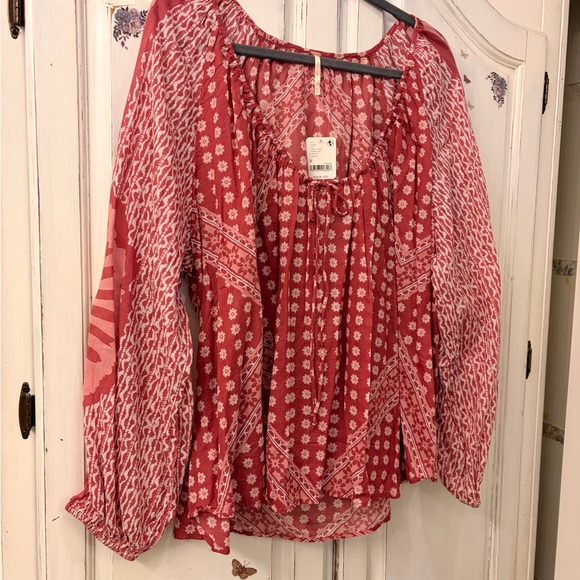 Free People Tops - Free People Elena Printed Top